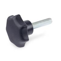 GN 6336.4 Star Knob Plastic